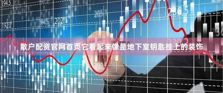 散户配资官网首页它看起来像是地下室钥匙挂上的装饰